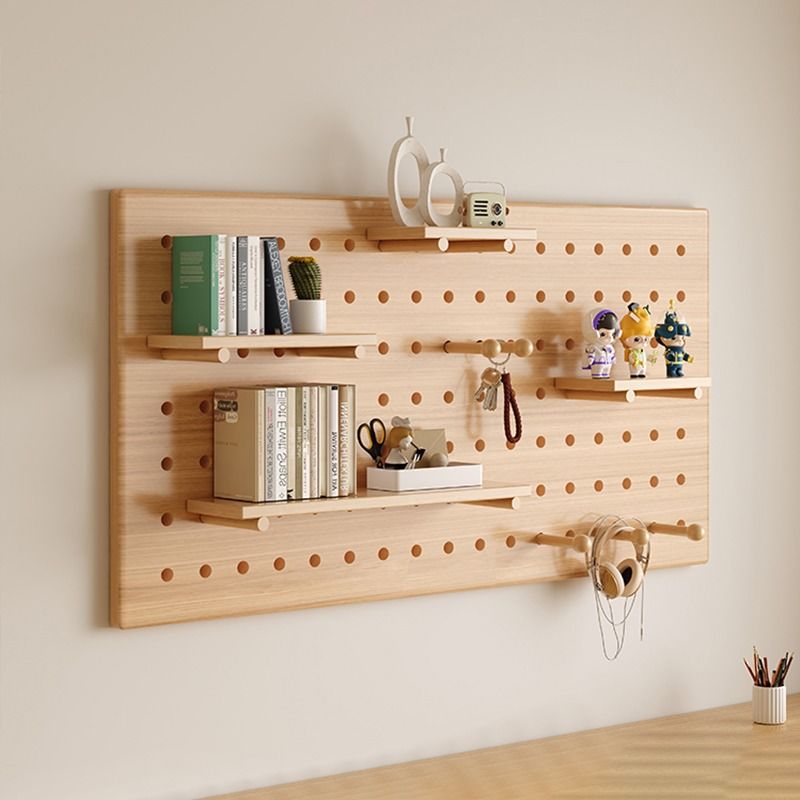 Pegboard Office Organizer - Organizzatore da parete in legno naturale