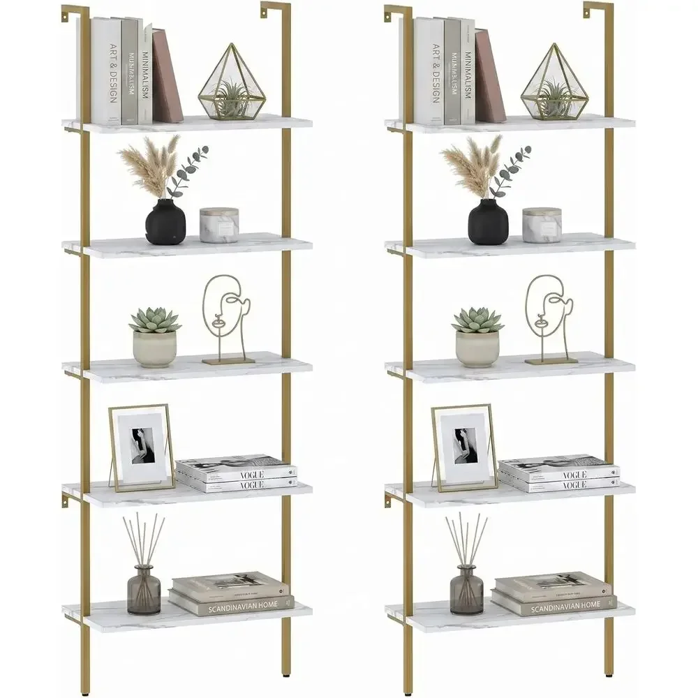 Bookshelf 5 Tier - Scaffale a 5 Ripiani in Legno