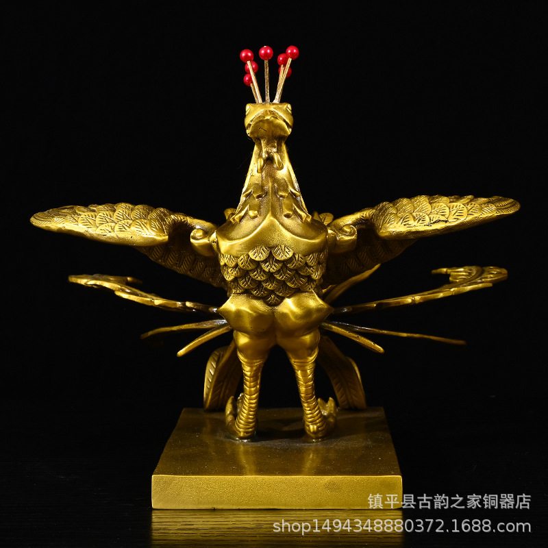 Office Furniture Phoenix - Ornamento in ottone Han Lucky Charm