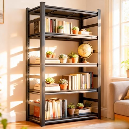 Bookshelf 5 Tier - Libreria in Metallo a 5 Ripiani