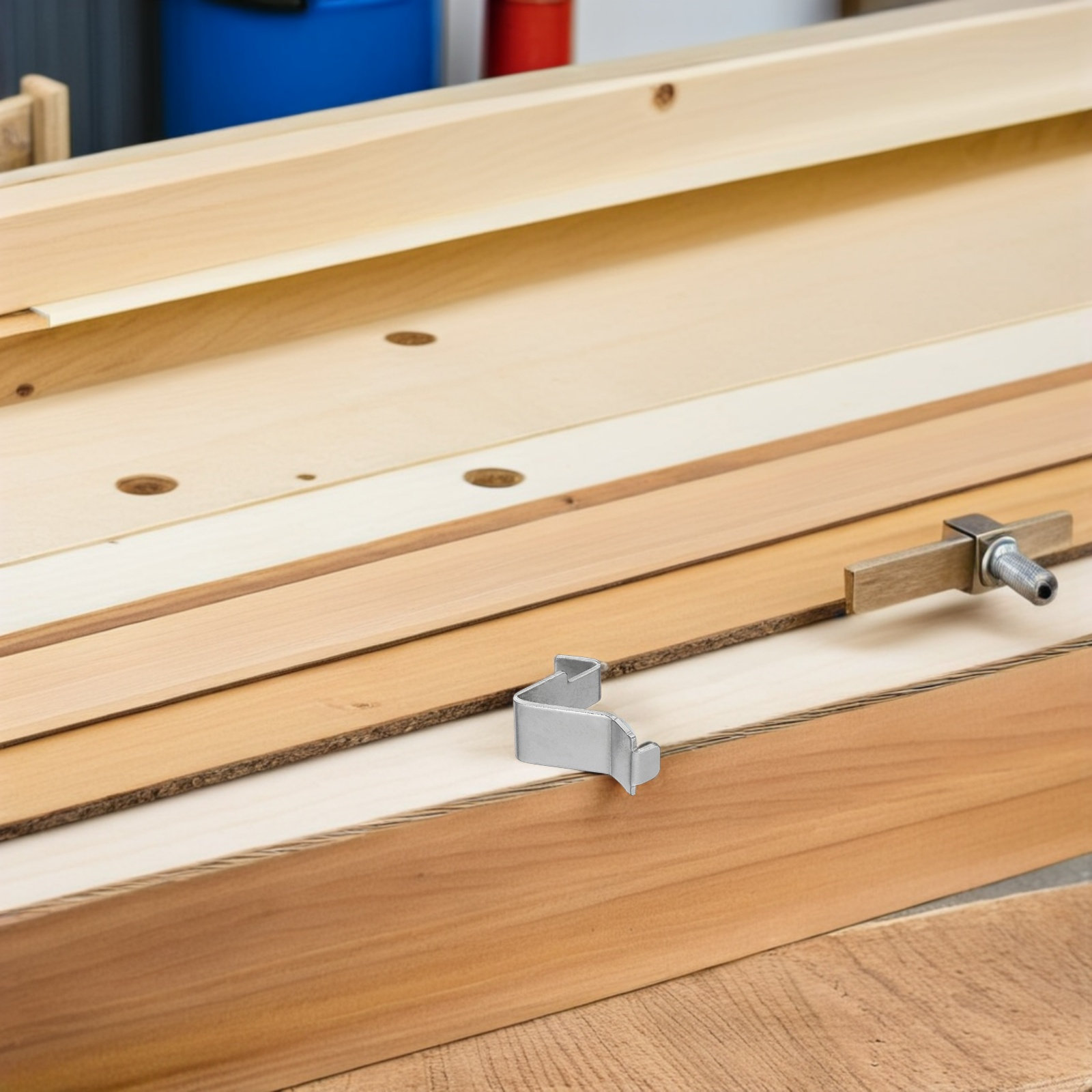 Office Storage Cabinet - 50 Pezzi Clip per Ripiani in