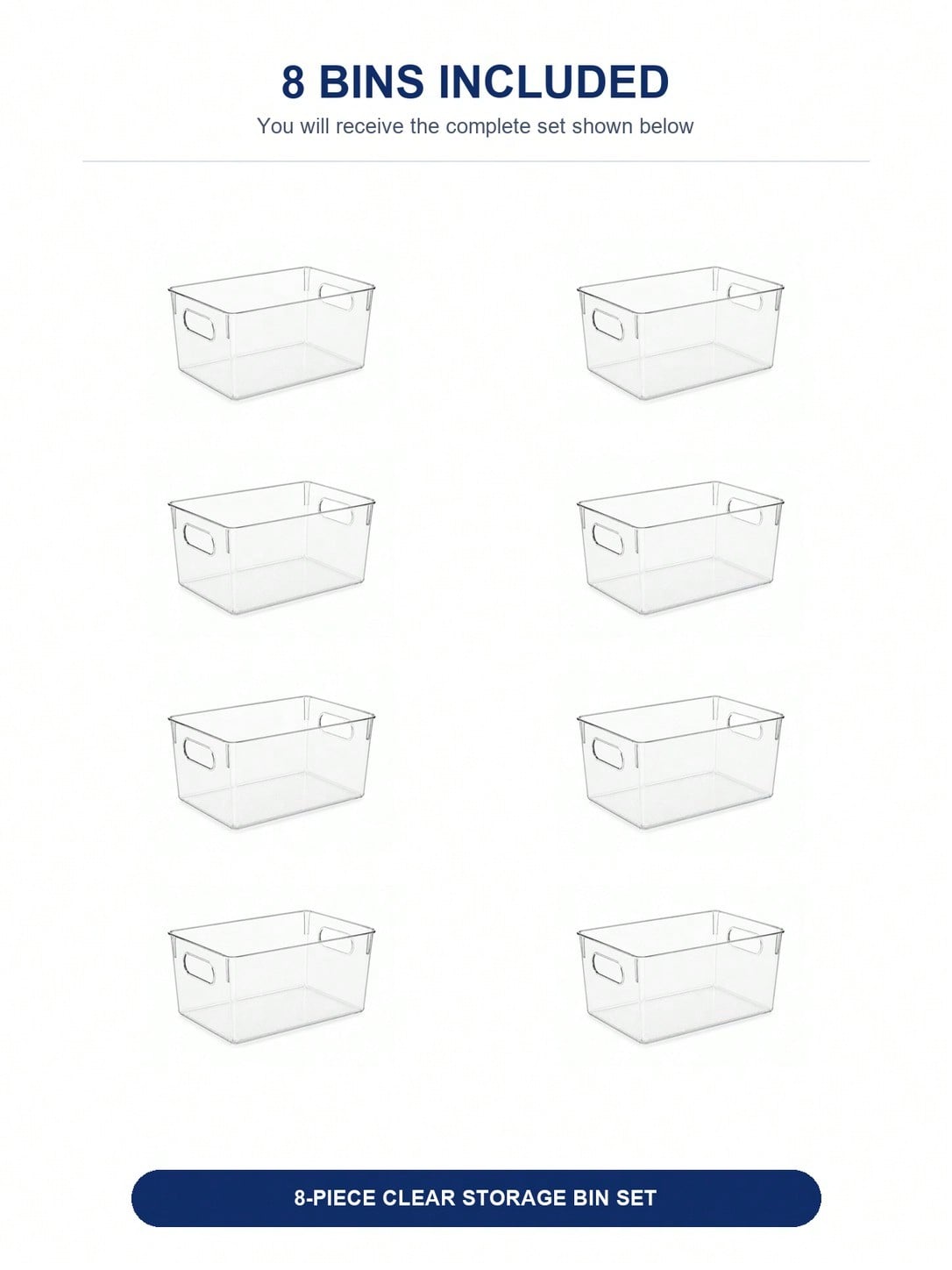 Set di 8 Contenitori Trasparen - Pegboard Office Organizer recensione e prezzo