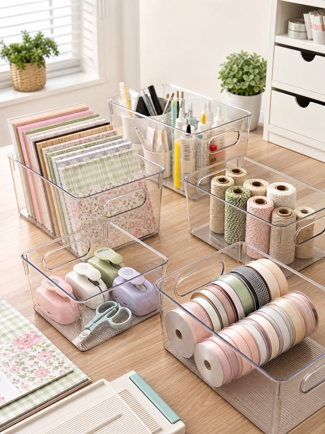 Set di 8 Contenitori Trasparen - Pegboard Office Organizer recensione e prezzo