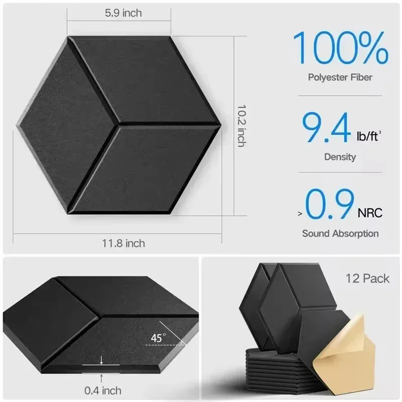 Set di 12 Pannelli Fonoassorbe - Office Furniture Solutions recensione e prezzo