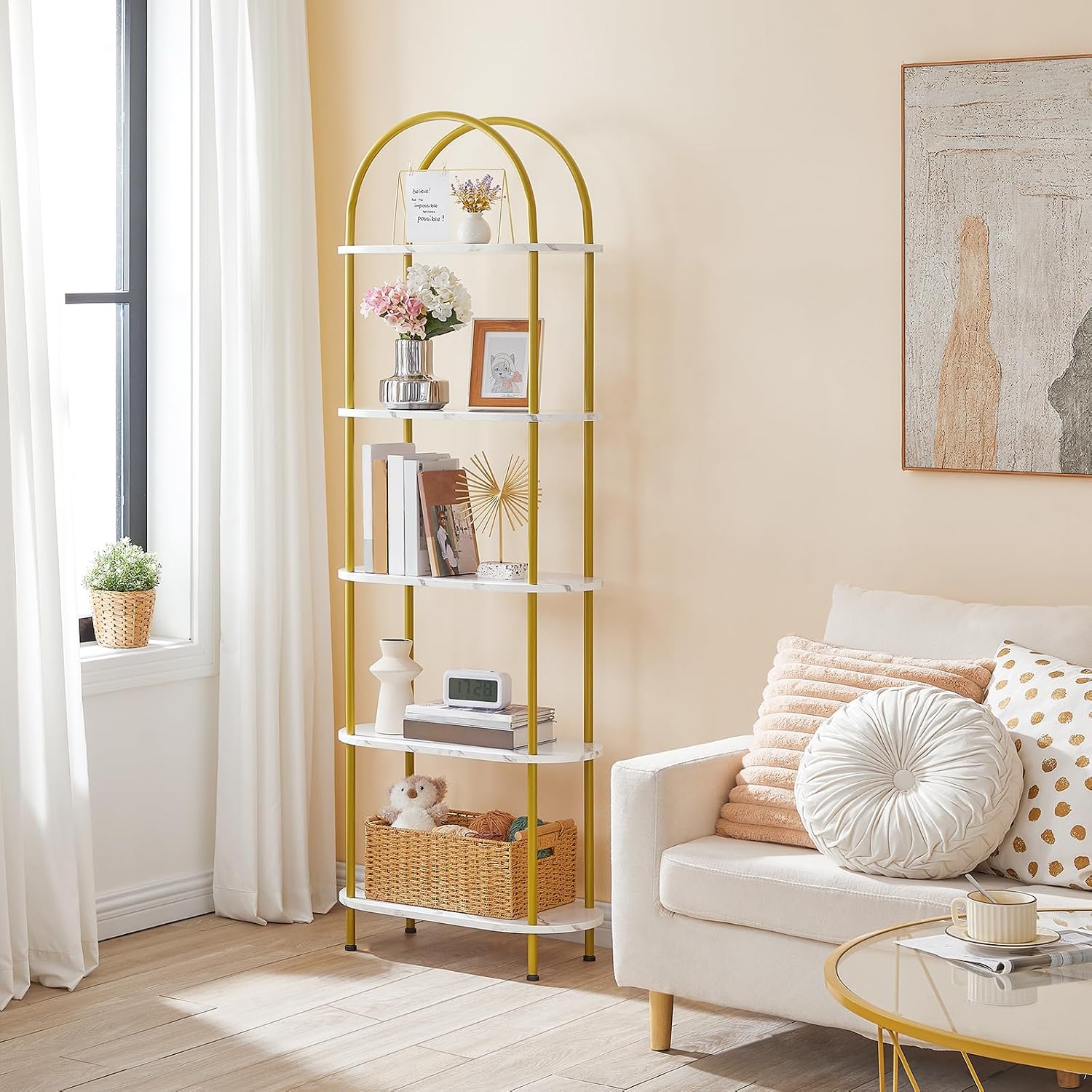 HOOBRO Scaffale Aperto a 5 Rip - Bookshelf 5 Tier recensione e prezzo