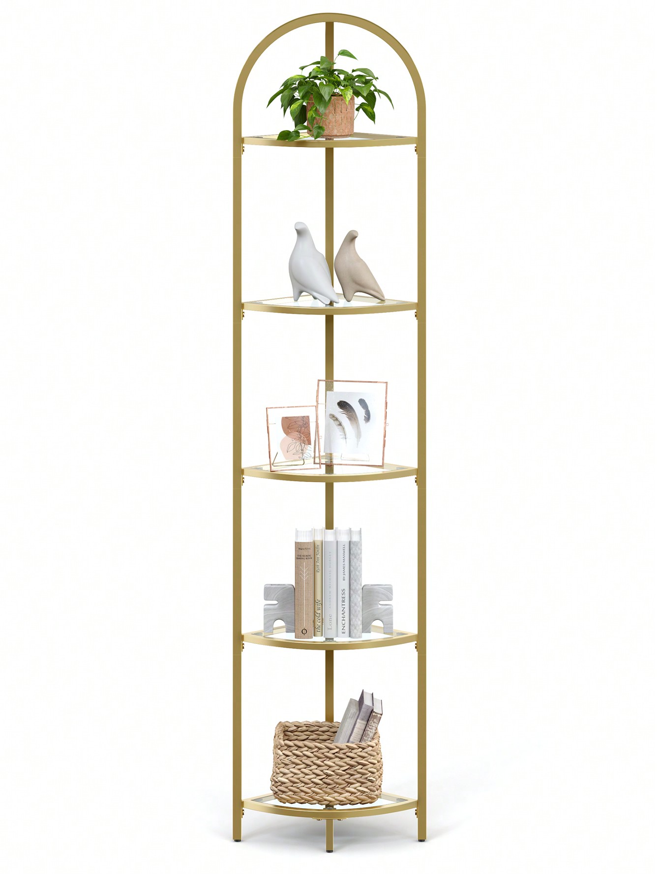 Scaffale angolare, libreria an - Bookshelf 5 Tier recensione e prezzo