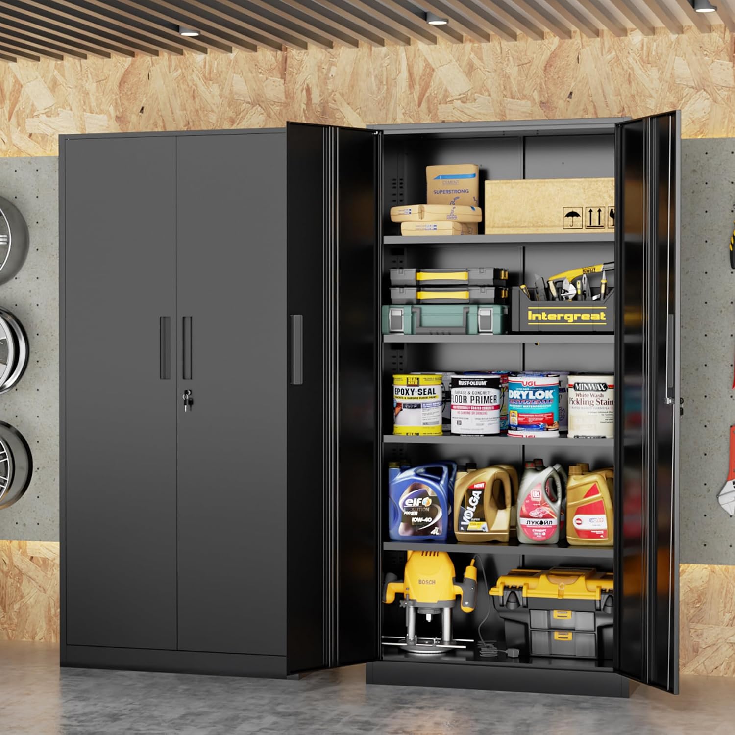 Armadio Alto in Metallo per St - Office Storage Cabinet recensione e prezzo