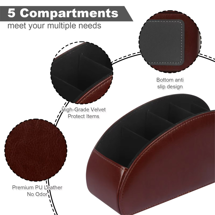 Organizer da scrivania in pell - Pegboard Office Organizer recensione e prezzo
